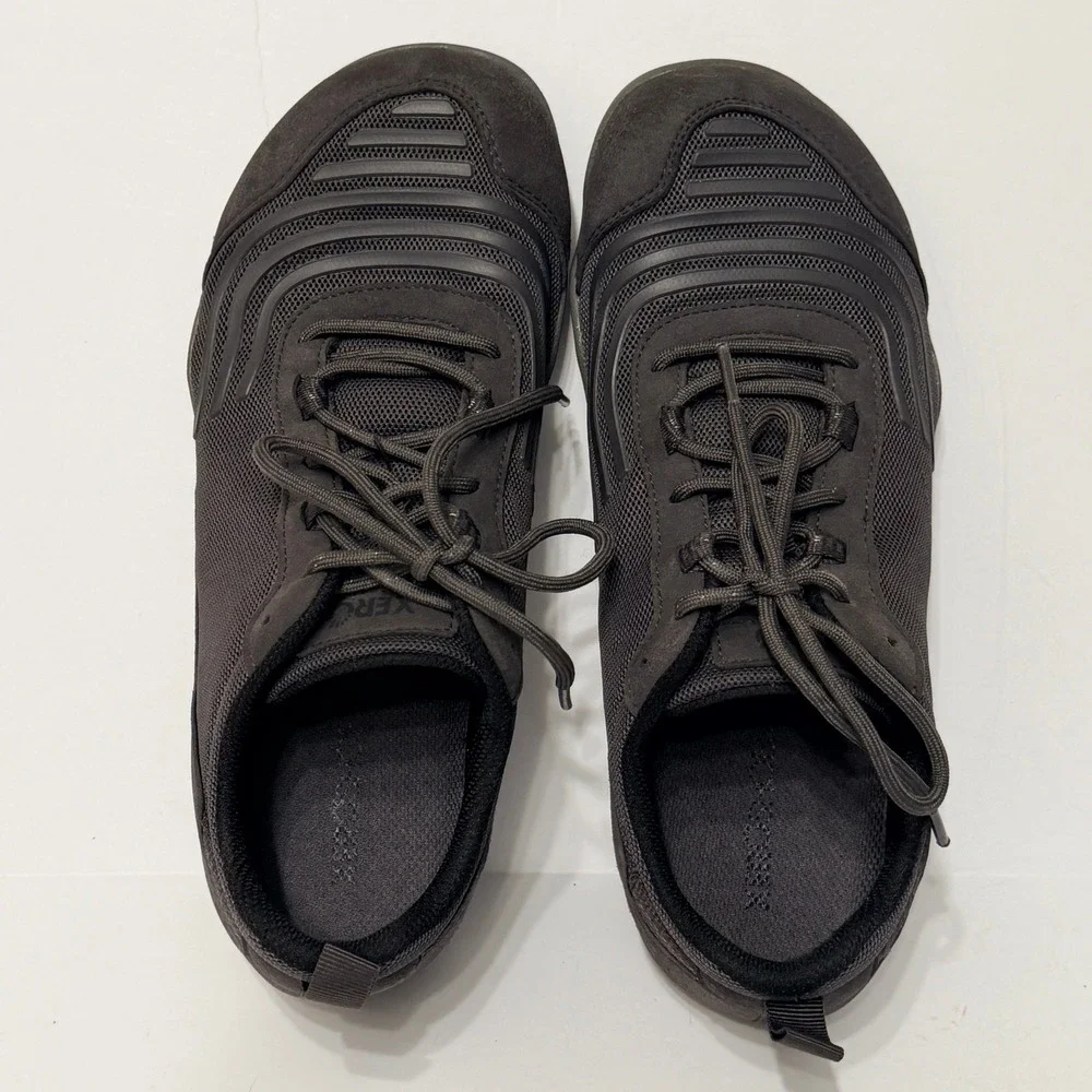 Xero 360 Training Shoes Black Gray Barefoot Minimalist Womens 10.5